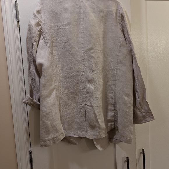 Caslon 100% Linen Unstructured Blazer - Picture 4 of 10